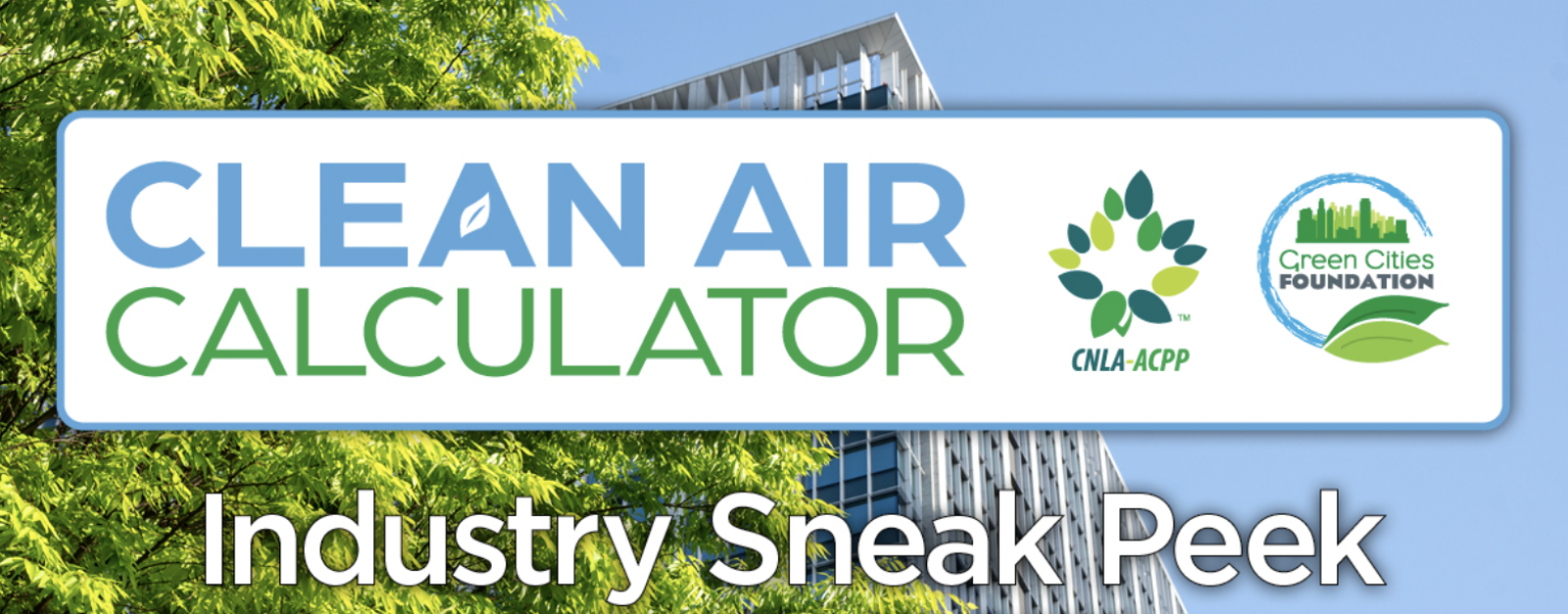 Clean Air Calculator Industry Sneak Peek Recording